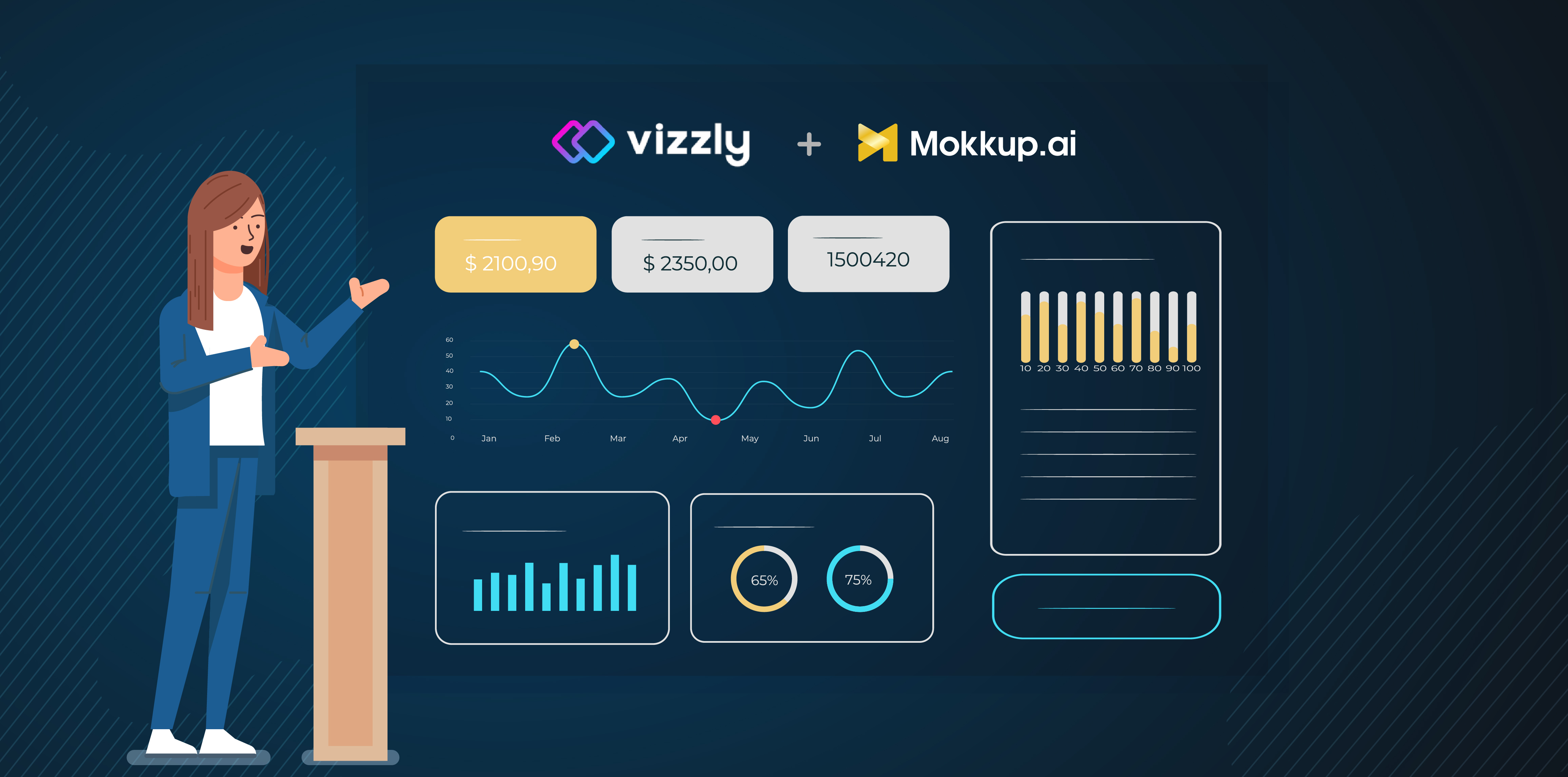 Elevating Customer-Facing Analytics With Mock Dashboard Designs