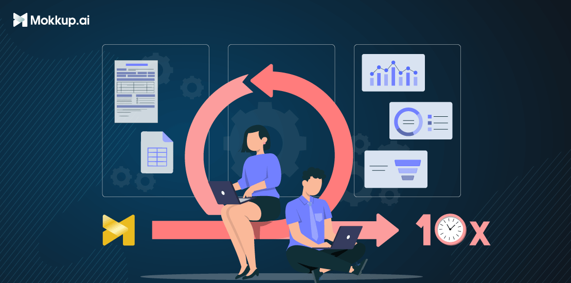 How can Mokkup.ai help reduce BI Implementation time by 10X?