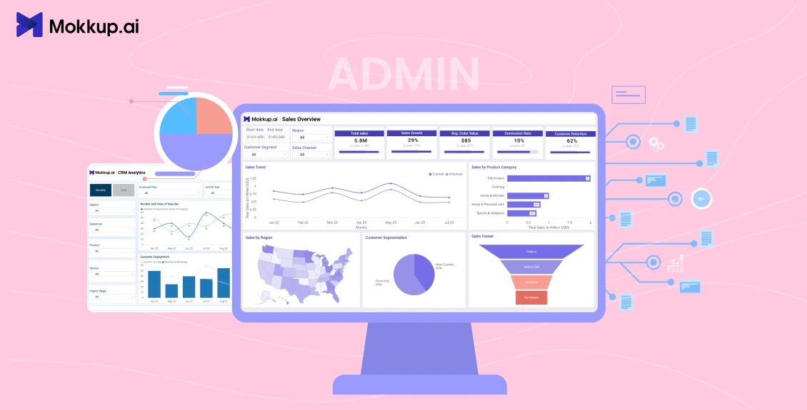 Types of Admin Dashboards and How to Use Them Effectively