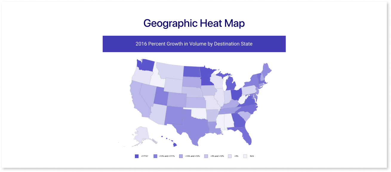 Geographic Heat Map