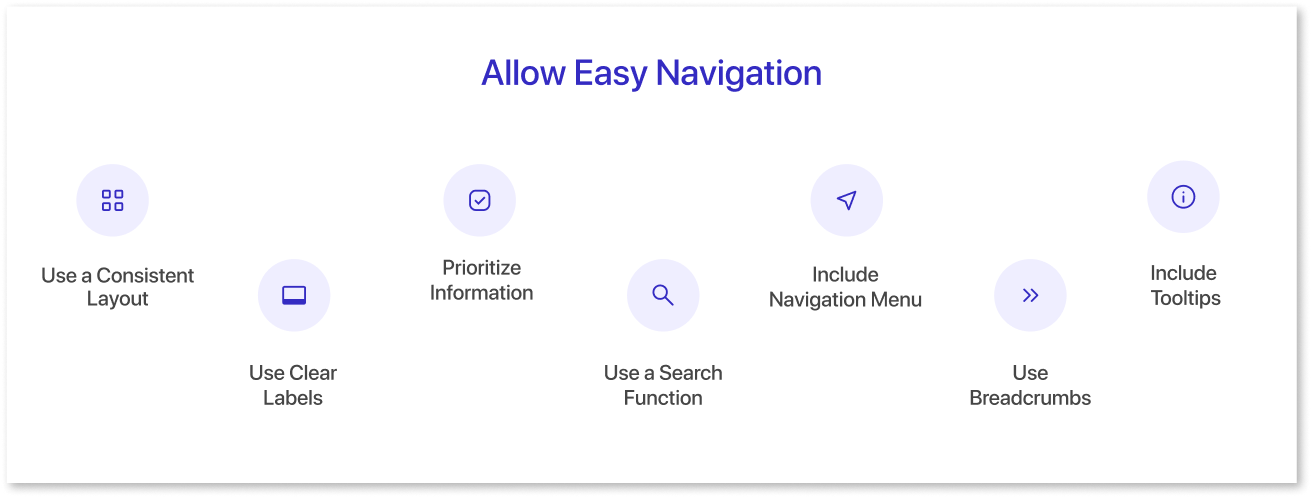 Allow Easy Navigation
