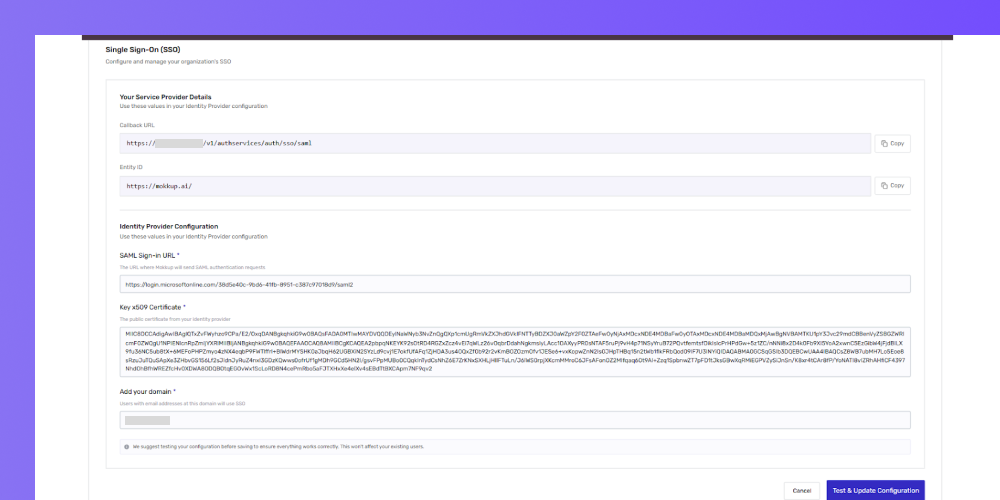 Configure